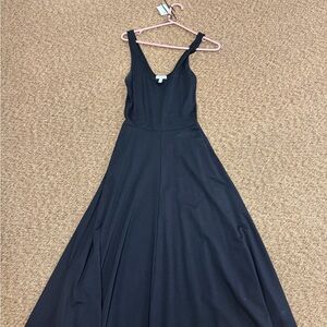 Leith Black Backless Maxi Dress